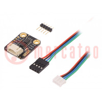 Module: RTC; DS1307; I2C; 5VDC; Kit: module,wire jumpers; 22x27mm