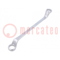 Wrench; box,bent; 21mm,23mm; Chrom-vanadium steel; L: 326.5mm