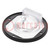 LED lens; round; silicone; transparent; Colour: black; H: 26.9mm