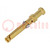 Contact; female; copper alloy; nickel plated,gold-plated; Han® D