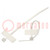 Cable tie; with label; L: 100mm; W: 2.5mm; polyamide; natural