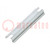 DIN rail; steel; W: 15mm; L: 65mm; ALN080806,ALN082506