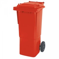 Kunststoff Müll-Großtonne in Rot, Füllmenge 60 Liter, -gewicht 25 kg | EA1755