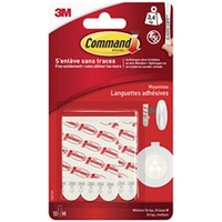 COMMAND 3M - RECAMBIO DE LENGÜETAS ADHESIVAS, COLOR BLANCO