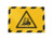 DURABLE Duraframe® Security, cornice adesiva per segnaletica di sicurezza, f.to A4, giallo/nero