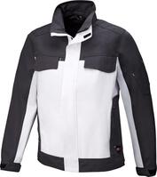 FHB Arbeitsjacke Ernst, Gr. L, weiß/anthrazit