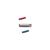 FABER-CASTELL Rad. Grip 2001 eraser cap grau/rot/blau