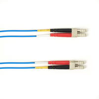 Black Box 2m, 2xLC fibre optic cable LC OFNP OM3 Blue