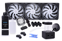 Alphacool ST30 Processeur Kit de refroidissement du liquide 14 cm Noir