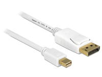 DeLOCK 83483 DisplayPort-Kabel 3 m Mini DisplayPort Weiß