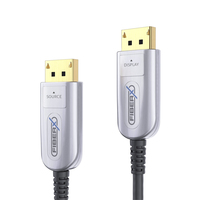 FiberX FX-I250-020 DisplayPort-Kabel 20 m Schwarz, Silber