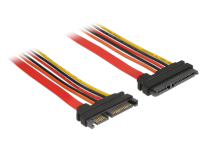 DeLOCK 84920 SATA-Kabel 0,5 m SATA 22-pin Schwarz, Orange, Rot, Gelb