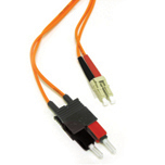 C2G 5m LC/SC LSZH Duplex 50/125 Multimode Fibre Patch Cable InfiniBand/fibre optic cable Orange