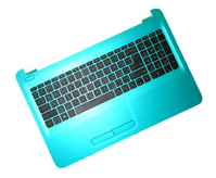 HP 855025-031 laptop reserve-onderdeel Behuizingsvoet + toetsenbord