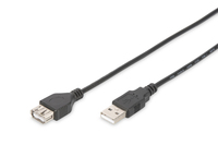 Digitus DB-300200-018-S cable USB USB 2.0 1,8 m USB A Negro