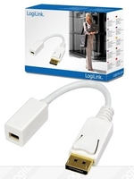 LogiLink Adapter DisplayPort / Mini DisplayPort Weiß