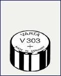 Varta V303 pile domestique Batterie à usage unique Argent-Oxide (S)