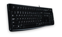 Logitech K120 Corded Keyboard clavier USB QWERTZ Allemand Noir