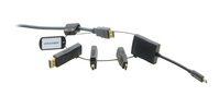 Kramer Electronics AD-RING-5 adaptador de cable de vídeo 0,45 m Negro