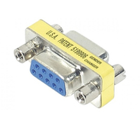EXC 083140 changeur de genre de câble D-Sub (DB-9) Argent
