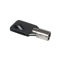 Mobilis 001270 accessoire voor kabelsloten Sleutel Zwart, Zilver 1 stuk(s)