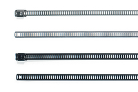 Hellermann Tyton MAT24SSC7 serre-câbles Attache pour câble d'échelle Polyester, Acier inoxydable Noir 100 pièce(s)