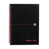 Hamelin 100080155 writing notebook A5 100 sheets Black, Red