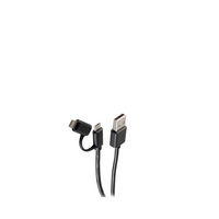 shiverpeaks BS14-14025 USB Kabel 1 m USB 2.0 USB A Micro-USB B Schwarz