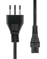 ProXtend PC-LC5-003 tápkábel Fekete 3 M L típusú hálózati csatlakozó C5 csatlakozó