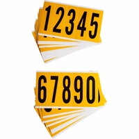 Brady 1560-# KIT self-adhesive label Rectangle Permanent Black, Yellow 125 pc(s)