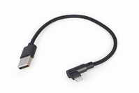 Gembird CC-USB2-AMLML-0.2M lightning cable Black