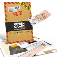 Hidden Games HGFA02DM Brettspiel The diadem of the Madonna 90 min Kartenspiel Detektiv