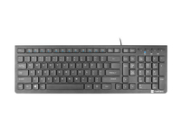 NATEC DISCUS 2 keyboard Home/Office USB QWERTY US International Black