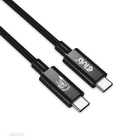 CLUB3D CAC-1575 USB kábel 2 M USB4 Gen 2x2 USB C Fekete