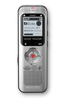 Philips Voice Tracer DVT2015 dyktafon Pamięć wewnętrzna i karty pamięci flash Srebrny