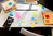 3M 7100172396 zelfklevend notitiepapier Vierkant Blauw, Groen, Roze, Geel 400 vel Zelfplakkend