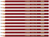 STABILO Schwan, grafietpotlood, rood gelakt -12 stuks, hardheid H