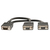 Tripp Lite P516-001 Cable Divisor en Y para Monitor VGA (HD15 M/2xH), 0.3 m [1 pie]