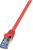 LogiLink Cat6a S/FTP, 0.5m networking cable Red S/FTP (S-STP)