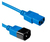 Microconnect PE040618B tápkábel Kék 1,8 M C13 csatlakozó C14 csatlakozó