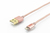 Ednet 31063 cable de conector Lightning 1 m Oro rosa