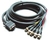 Kramer Electronics Molded 15-pin HD to 5 BNC Breakout Cable(Male - Male ) 7,62 m Gris
