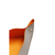 Rhodia 318851C brievenbakje Kunstleer Oranje, Zilver