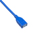 Akyga AK-USB-28 USB kábel 1 M USB 3.2 Gen 1 (3.1 Gen 1) USB A Kék