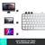 Logitech MX Keys Mini For Mac Minimalist Wireless Illuminated Keyboard teclado Bluetooth QWERTY Español Gris