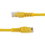 StarTech.com 50ft CAT6 Ethernet Cable - Yellow CAT 6 Gigabit Ethernet Wire -650MHz 100W PoE RJ45 UTP Molded Network/Patch Cord w/Strain Relief/Fluke Tested/Wiring is UL Certifie...