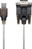 Goobay 68875 soros kábel Fekete 1,5 M USB A típus RS-232