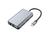 Conceptronic DONN21G notebook dock & poortreplicator Bedraad USB 3.2 Gen 1 (3.1 Gen 1) Type-C Grijs