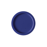 Kunststoffdeckel rund 8,2 cm - blau - Form: System. Hersteller: Eschenbach.