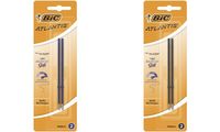 BIC Recharge stylo à bille X-Smooth Refill, noir, blister 2 (5103678)